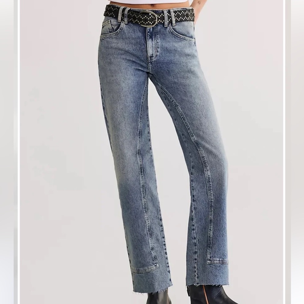 Free People We The Free Risk Taker High-Rise Women’s Jeans Mantra Sz 28